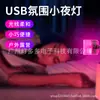 Atacado de Fábrica Mini Luz Noturna LED Luz Ambiente USB para Carro Decoração de Interior Lâmpada Portátil Economizadora de Energia Plug-in
