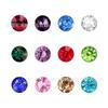Acessórios de joalheria DIY Anel redondo ajustável de aço inoxidável 20MM com superfície diamantada redonda brilhante anel de incenso espalhado