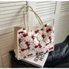 Bolsa de Lona Nueva Kt Cat Tote Bag Gran Capacidad Bolso de Hombro Bolso de Mano para Salir Bolsa de Compras Bolsa para Mamá Estilo Caliente Transfronterizo