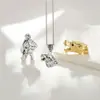 Colgante de Diente de Lobo con Incrustación de Diente de Perro Negro Accesorio Protector, Dientes Similares al Hueso Antirrotura Soporte Hueco Collar de Diente de Perro