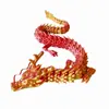 Dragão Articulado Impresso em 3D Modelo de Dragão Chinês Brinquedo Enfeites Série dos Doze Signos do Zodíaco Desenho Animado Dragão de Corpo Inteiro Móvel Decoração