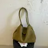 Bolso Tejido Maillard Super Retro para Mujer, Nuevo Bolso Tote Coreano Otoño/Invierno 2026, Bolso de Hombro Grande de Alta Gama