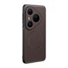 Funda Magnética de Cuero Liso para Huawei Pura90Pro, Funda Protectora Anti-Caídas para Pura80Pro Pura70