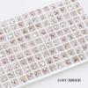 Dongzhou Rosa Claro Colorido Formato Especial Diamante para Nail Art Revestimento Brilhante Diamante com Fundo Pontiagudo Acessórios de Joias DIY Novo Diamante Autocolante para Unhas
