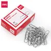 Clips para Papel Deli 0018 0050 0037 Clips para Papel Suministros de Oficina y Financieros Superficie Electrochapada Al por Mayor