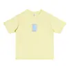Camiseta de Manga Corta con Cuello Redondo, 240g de Peso Pesado 5A Antibacteriana Refrescante Sorona, Corte Holgado, Color Sólido Ropa de Trabajo, Estampado Transfronterizo