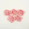 Exquisita Nueva Flor de Rosa de Poliéster de 3 cm Accesorios para Ropa Flor Decorativa DIY Tocado para el Cabello Accesorios para el Cabello Accesorios para Ropa