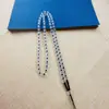 Atacado do Fabricante Cordão para Colar Roxo Marrom Verde Contas de Vidro Cristal Imitação Pingente de Jade Corda para Pendurar Corda Trançada Jade