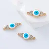 Accesorios de Joyería Más Vendidos Transfronterizos Colgante de Metal Ojo del Diablo Pulsera de Doble Colgante de Moda Accesorios para Pulseras y Collares