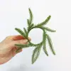 Anel de Guardanapo Pinheiro de Norfolk Decoração de Natal Anel para Velas Pequenas Centro de Mesa de Natal Dropshipping Transfronteiriço