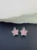 Pingente Casual Banhado a Ouro Estrela de Cinco Pontas com Zircônia de 10mm Pingente DIY Colar Pulseira Brincos Brincos e Outros Acessórios de Joia