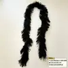 Fitas de pelo artificial 1,5m, fitas decorativas para palco de festa, fitas de penas para feriado de Natal