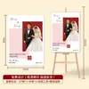 Placa de Boas-Vindas para Casamento, Placa KT para Casamento, Placa de Entrada, Banner Personalizado para Noivado, Chá de Panela, Banquete de Casamento, Display de Fotos de Casamento, Banner Rolo