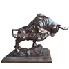 Fábrica de Esculturas Ruirui Salão da Empresa Ornamento de Vaca Revenida de Cobre Puro 2345m Escultura de Vaca Fundida em Cobre