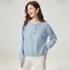 Suéter de Punto Suave y Esponjoso para Otoño e Invierno, Prenda Base Simple, Cómodo, Cuello Redondo, Suéter de Cachemira, Cardigan de Punto con Media Botonadura para Mujer