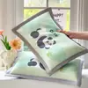 Almohada Infantil Nueva Linda Grande de Carbon Ligera de Seda de Hielo, Almohada para Siesta, Almohada para Estudiantes, Núcleo de Almohada, Almohada de Guardería