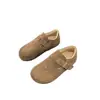 Zapatos planos retro tipo Birkenstock, modernos, forrados de felpa y con suela gruesa para mujer, nueva colección otoño/invierno 2026, diseño sin cordones con suelas suaves, perfectos para un look relajado