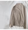 Blusa básica feminina de gola alta meia-calça, forrada com fleece e base de veludo grosso, para outono e inverno, manga longa, top versátil que afina a silhueta