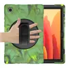 Adequado para Samsung Tab A7 T500 Rei dos Piratas Suporte giratório de PC capa de tablet T505 alça de mão alça de ombro capa protetora