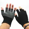 Luvas Femininas de Verão Protetoras do Sol Para Colheita de Chá Proteção do Trabalho Cola Antiderrapante Para Montaria ao Ar Livre Masculinas Dois Dedos Divididos Tela Sensível ao Toque Luvas Finas