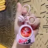Colgante creativo de mochila Nezha que brilla, luz nocturna, accesorio de llavero, decoración de bolso, regalo de máquina de garra al por mayor