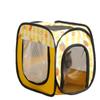 Caja cuadrada plegable para secado de mascotas, jaula cuadrada para perros, tienda cuadrada, pequeña y mediana, plegable, portátil, jaula de baño y secado