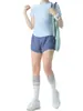 Shorts de Yoga para Mulheres, Corrida de Verão, Dois em Um, Caimento Solto, Respirável, Fitness, Casual, Anti-Exposição, Shorts de Secagem Rápida