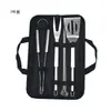 Juego de herramientas para barbacoa combinación tenedor pala pinza herramientas para barbacoa herramientas para barbacoa de camping al aire libre pincho para barbacoa accesorios para barbacoa