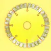 Disco de Corte para Concreto Granito 4,5 polegadas 115mm Dentado Corte Seco Lâmina Circular de Diamante
