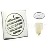 Ralo de Piso de Aço Inoxidável Antiodor Banheiro Cozinha Filtro Varanda Tampa de Ralo de Piso Dn505 Ralo Magnético