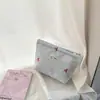 Bolsa de Armazenamento Simples com Laço para Mulheres, Verão 2026, Grande Capacidade para Maquiagem, Necessaire Cosmética Portátil