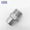 Acero Inoxidable 304 Doble Extremo Soldado Hexagonal Rosca Externa Un Solo Extremo 316 Fundición Soldadura a Tope Conector Interno Pulgada 2