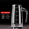 Dispensador de Bebidas Alcoólicas de Vidro Espesso Dispensador de Vinho Dispensador de Vinho com Escala Copo Pequeno para Bebidas Alcoólicas