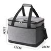 Bolsa térmica de 33L de alta venta transfronteriza, gran capacidad, bolsa de hielo para mantener la frescura, bolsa térmica para coche, picnic, anti-fugas