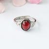 Anillo de Granate Natural de Guan Yu Anillo de Gema de Cristal Estilo Vintage para Mujer Venta al por Mayor de Fábrica Dropshipping S3100301