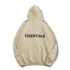 Suéter con capucha y cremallera de doble hilo FEAR OF GOD ESSENTIALS para hombre y mujer, abrigo holgado de moda de calle FOG