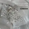 Accesorios Brillantes de Diamante para Uñas con Corte Huazi K9 de Fondo Plano Coloridos Mixtos con Borde Plano Diamantes de Forma Especial para Uñas