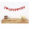 Banderines de Corazón de Fieltro para el Día de San Valentín, Banderines de Cadena para el Día de San Valentín Chino, Suministros Festivos, Banderines Decorativos para el Día de Iloveyou