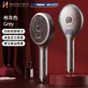 Peine de Masaje Eléctrico Vibra Luz Roja Instrumento para el Cuidado del Cabello Guía Spray Medicinal Peine para el Cuidado del Cabello Relaja el Cuero Cabelludo Niebla de Peluquería Peine para el Cuidado del Cabello