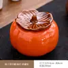 Pote de Caqui Cerâmica Pote Pequeno Pote de Doces Pote para Presente Manual Presente de Casamento de Caqui Bule Presente para Empresa