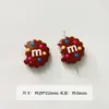 Serie Rosa Otoño Marrón Girly Materiales para Accesorios de Cadena de Teléfono DIY con Cuentas de Estrella de Acrílico Queso Rizado