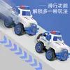 Envío gratis al por mayor desmontaje tanque militar coche cohete juguete niño coche de policía helicóptero modelo motocicleta