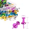 Clavos en forma de I Laminados en Caja de Fabricante, Clavos Grandes en forma de I, Dorados, Plateados y de Colores Galvanizados, Chinchetas