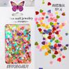 Adornos de arcilla blanda para uñas, kit de uñas DIY, fruta, Navidad, melocotón pequeño, corazón, estrella de cinco puntas, animal pequeño, adornos de arcilla blanda