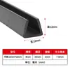 Tira de Borde de Goma en Forma de U Placa de Acero Clip para Madera Resistente al Aceite Nitrilo NBR Tira Anti-Rayaduras Tira de Sellado de Goma en Forma de U