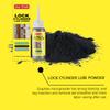 Polvo Lubricante para Cilindro de Cerradura Jue Fish, Polvo Seco Fino, Llave Gris Antiadherente, Desbloqueo Suave, Duradero a Prueba de Óxido y Anti-atascos