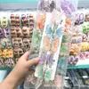 Grampo de Cabelo Borboleta com Bordado de Renda Doce e Asas Flutuantes, Presilha de Cabelo Colorida Única para Menina, Grampo de Cabelo Fofo para Estudante