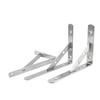 Jinrongda soporte de ángulo de acero inoxidable puro soporte de estante soporte de madera soporte para horno de microondas venta al por mayor directa de fábrica