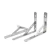Soporte Triangular de Acero Inoxidable Engrosado de Fábrica Soporte Laminar Soporte Extraíble de Tablero de Madera Soporte para Horno de Microondas Ferretería al por Mayor