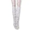 Calcetines de Juguete para Muñecas de Escala 1/6, Disfraz de Princesa, Calcetines Largos de Encaje Estilo Americano para Muñecas Sd Bjd Xinyi